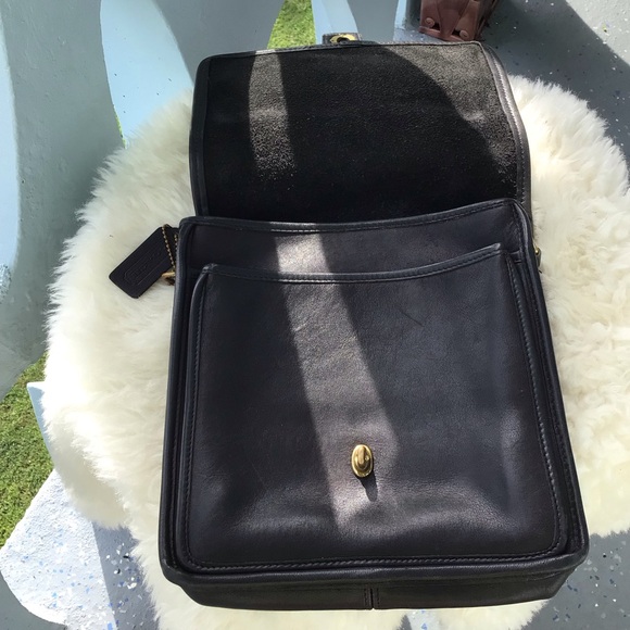 Vintage Coach All Weather Glove Tanned Cowhide Leather Station Tote Hand… - Picture 8 of 16